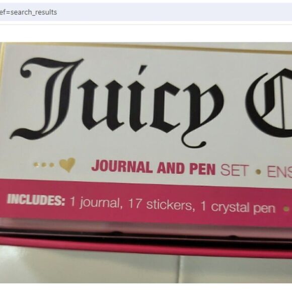 New! Juicy Couture "Princess Of Everything" 19 pc Journal Set - Awesome! - Picture 2 of 3